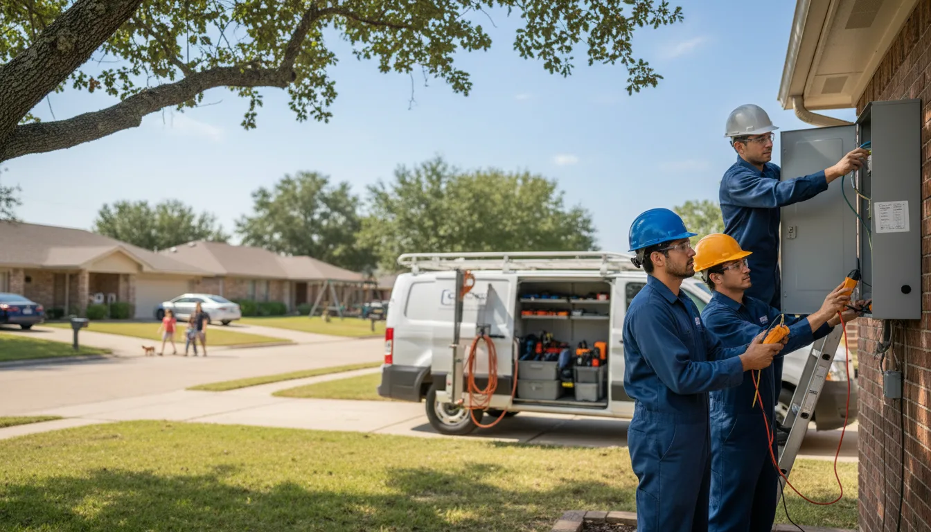 Certified electrician providing emergency electrical services in Parkersburg, IL